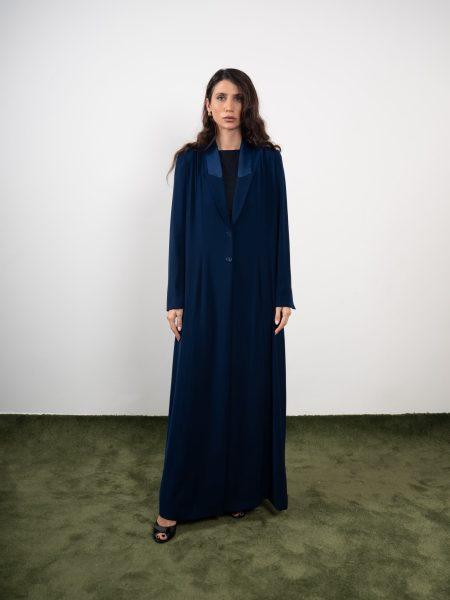NOIR-ACCENT-Navy-Mozah-design-Qatar-Abaya