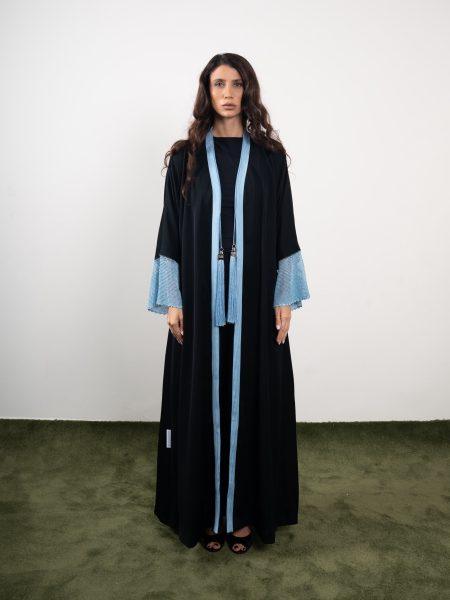 NOIR-TASSEL-BABY-BLUE-Mozah-Design-Qatar-Abaya