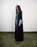 NOIR TASSEL – BABY BLUE – Mozah Design Qatar Abaya (1)